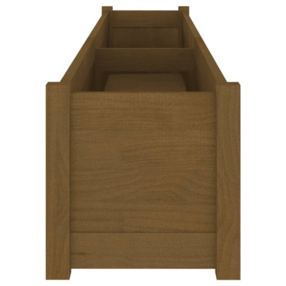 Jardinieră Lemn Masiv Pin 200x31x31 cm - Livrare Gratuită
