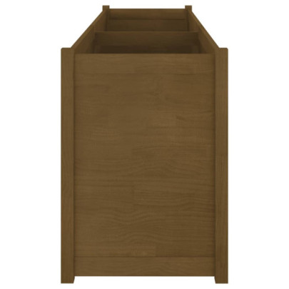 Jardinieră Grădină Lemn Masiv Pin - 200x50x70 cm