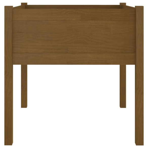 Jardiniere Grădină Lemn Masiv Pin - 2 bucăți 70x70x70 cm