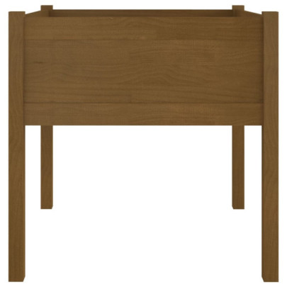 Jardiniere Grădină Lemn Masiv Pin - 2 bucăți 70x70x70 cm