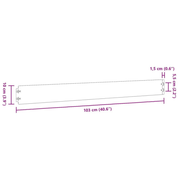 Borduri Gazon Oțel Corten Flexibil | Livrare Gratuită