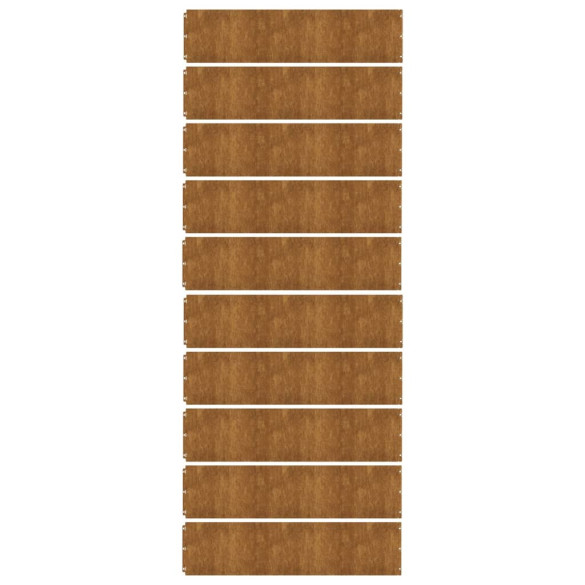 Borduri Gazon Oțel Corten Flexibil | Livrare Gratuită