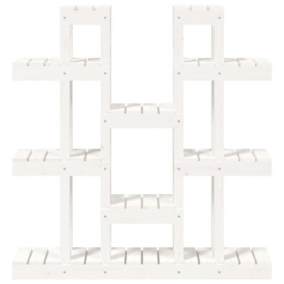 Suport Plante Lemn Masiv Pin - Alb | Comandă Online