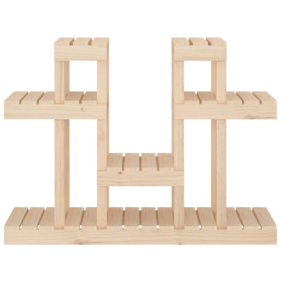 Suport Plante Lemn Masiv Pin - Raft Exterior/Interior