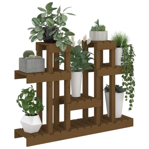 Suport Plante Lemn Masiv Pin - 104.5x25x77.5 cm - Livrare Gratuita