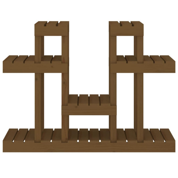 Suport Plante Lemn Masiv Pin - 104.5x25x77.5 cm - Livrare Gratuita