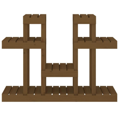Suport Plante Lemn Masiv Pin - 104.5x25x77.5 cm - Livrare Gratuita