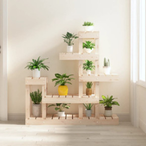 Suport Plantă Lemn Masiv Pin - 92x25x97 cm | Livrare Gratuită