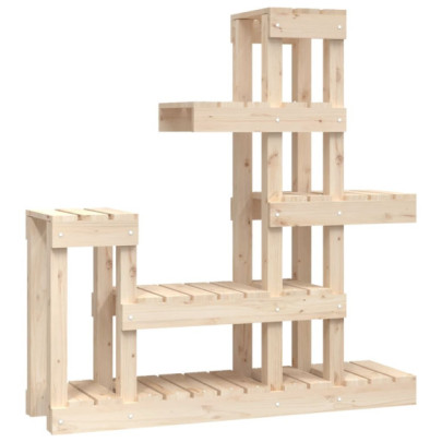 Suport Plantă Lemn Masiv Pin - 92x25x97 cm | Livrare Gratuită