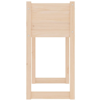 Jardinieră Lemn Masiv de Pin - Decor Grădină Rustică