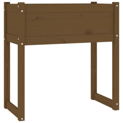 Jardinieră Lemn Masiv de Pin - Decor Grădină Rustic