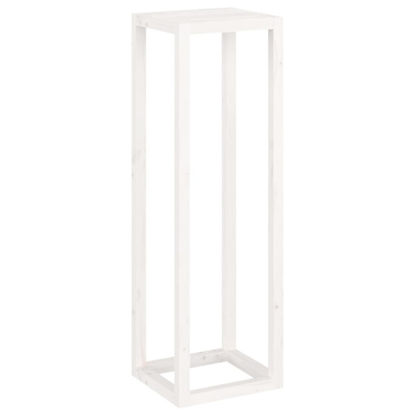 Set Suport Plante Lemn Masiv - 3 Piese Alb - Comandă Acum