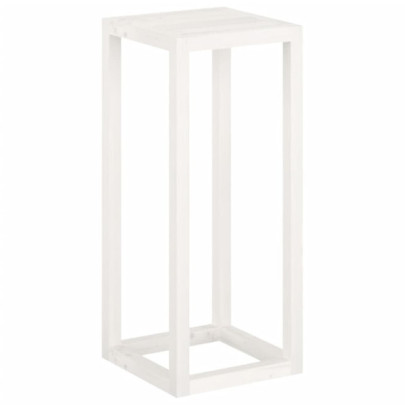 Set Suport Plante Lemn Masiv - 3 Piese Alb - Comandă Acum