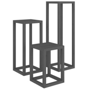 Set Suporturi Plante Lemn Masiv - Decor Grădină 2