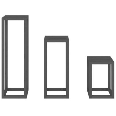 Set Suporturi Plante Lemn Masiv - Decor Grădină