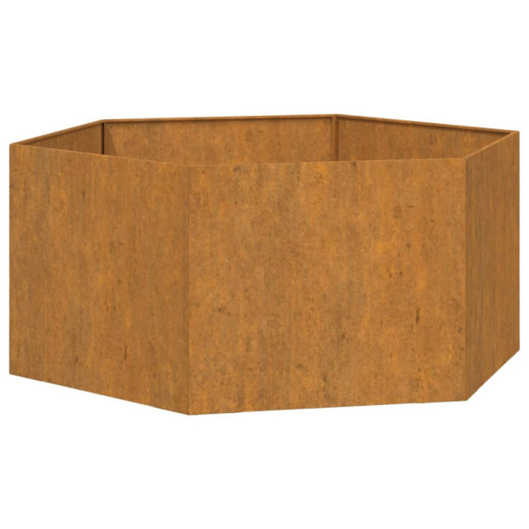 Jardinieră Oțel Corten 90x90x45 cm | Livrare Gratuită