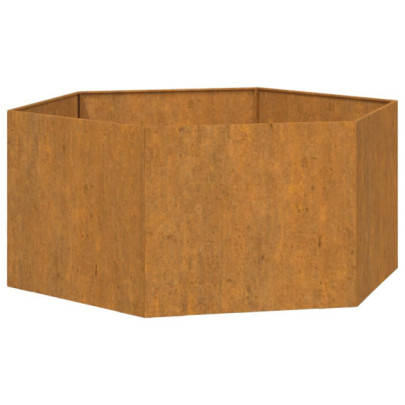 Jardinieră Oțel Corten 90x90x45 cm | Livrare Gratuită