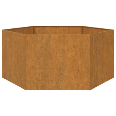 Jardinieră Oțel Corten 90x90x45 cm | Livrare Gratuită