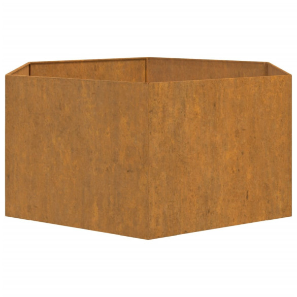 Jardinieră Oțel Corten 90x90x45 cm | Livrare Gratuită