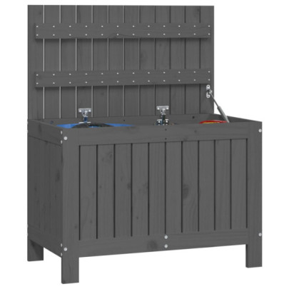 Cutie Depozitare Grădină Lemn Masiv Pin - 76x42,5x54 cm