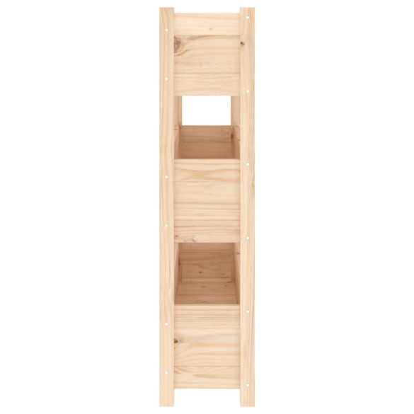 Jardinieră Lemn Masiv de Pin - 3 Niveluri - Livrare Gratuită