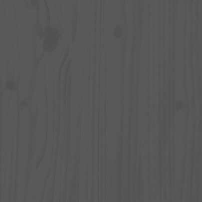 Jardinieră Gri Lemn Masiv de Pin - Decor Grădină