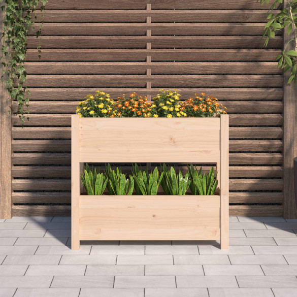 Jardinieră Lemn Masiv de Pin - 77x25x66 cm | Livrare Gratuită