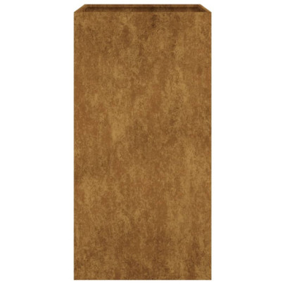 Jardinieră Oțel Corten 40x40x80 cm - Livrare Gratuită