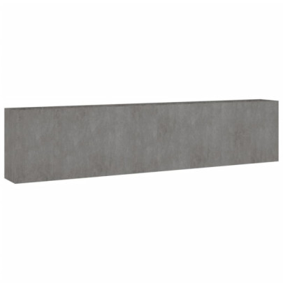 Strat Înălțat Grădină Oțel Corten 360x80 cm | Livrare Gratuită