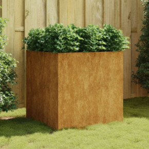 Jardinieră Oțel Corten 80x80 cm - Livrare Gratuită