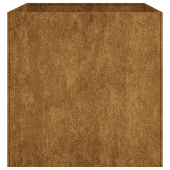 Jardinieră Oțel Corten 80x80 cm - Livrare Gratuită