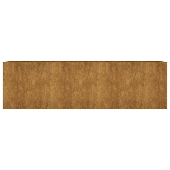 Strat Înălțat Grădină Oțel Corten 280x80x80 cm | Livrare Gratuită