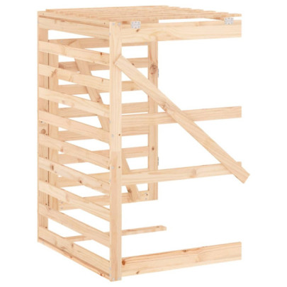 Extensie Pubelă Lemn Pin - Depozitare Gunoi Grădină