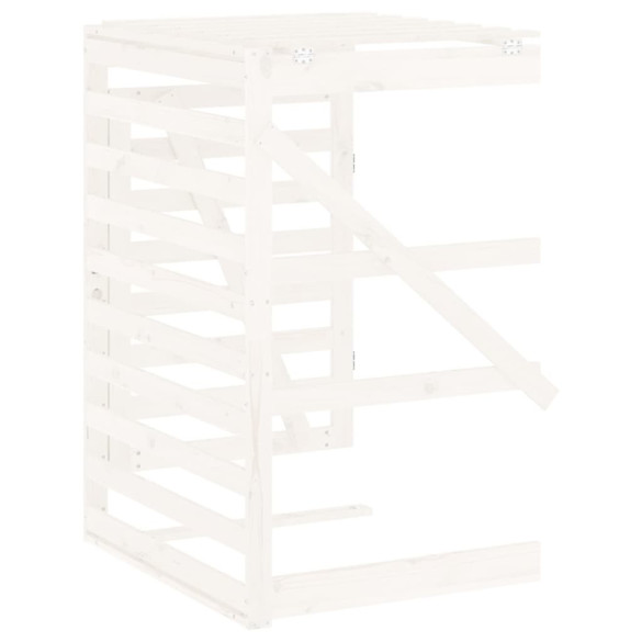 Extensie Pubelă Lemn Masiv de Pin - Depozitare Gunoi