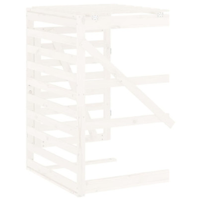 Extensie Pubelă Lemn Masiv de Pin - Depozitare Gunoi