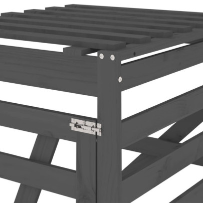 Extensie Pubelă Lemn Pin - Depozitare Gunoi Grădină