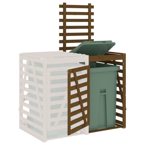 Extensie Depozitare Pubelă Lemn Masiv - Maro Miere