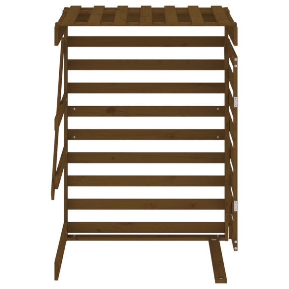 Extensie Depozitare Pubelă Lemn Masiv - Maro Miere