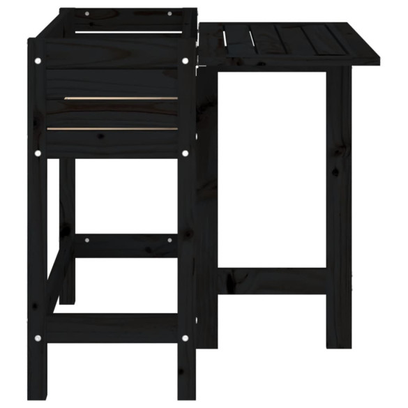 Jardinieră grădină blat pliabil lemn masiv pin | Livrare gratuită