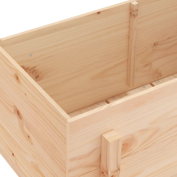 Strat Înălțat Grădină Lemn Masiv - Livrare Gratuită