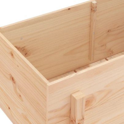 Strat Înălțat Grădină Lemn Masiv - Livrare Gratuită