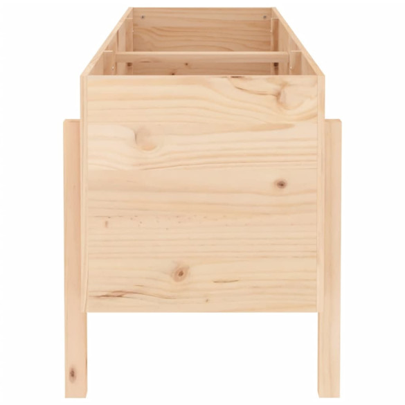 Strat Înălțat Grădină Lemn Masiv de Pin 160x50x57 cm