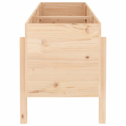 Strat Înălțat Grădină Lemn Masiv de Pin 160x50x57 cm