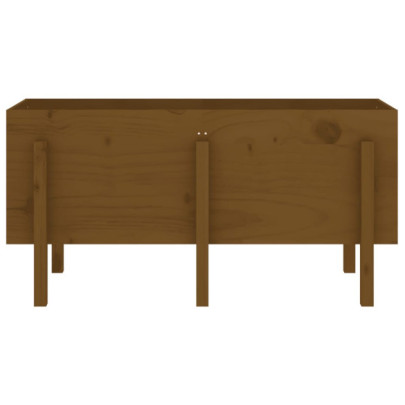 Strat Înălțat Grădină Lemn Masiv Pin - Livrare Gratuită