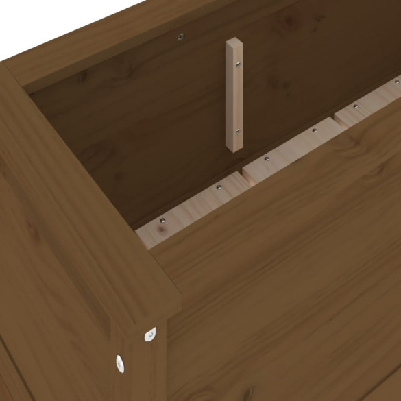 Strat Înălțat Grădină Lemn Masiv Pin - Livrare Gratuită