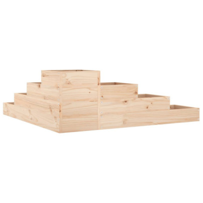 Jardinieră Grădină 4 Niveluri Lemn Pin - Comandă cu Livrare Gratuită