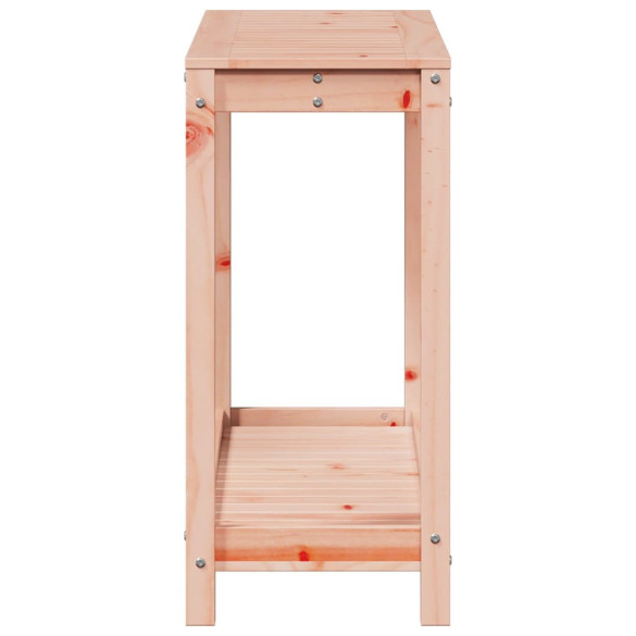 Masă de plantare cu raft din lemn masiv - 108x35x75 cm