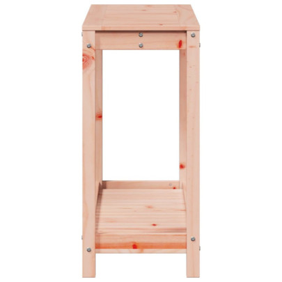 Masă de plantare cu raft din lemn masiv - 108x35x75 cm