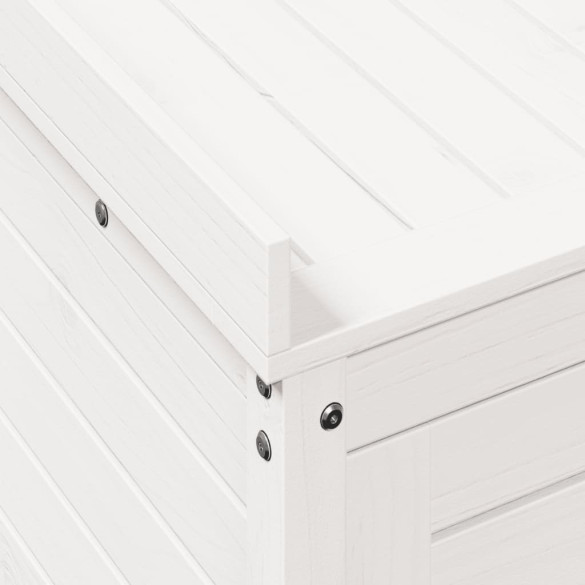 Masă de plantare cu rafturi alb lemn masiv pin - Comandă acum