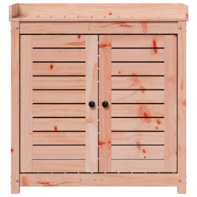 Masă de Plantare cu Rafturi Lemn Masiv Douglas 82,5x50x86,5 cm